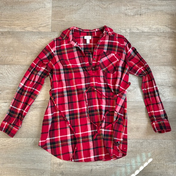 Isabel Maternity by Ingrid & Isabel Tops - Isabel maternity plaid shirt